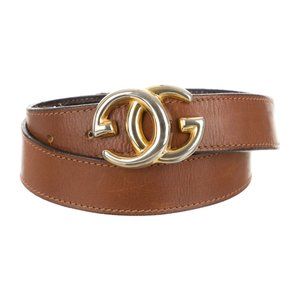 GUCCI GG Leather Belt